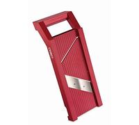 G S D Haushaltsgeräte G S D 30 010-Rallador de Verduras Mandolina Universal, Acero aleado Plástico, Rojo