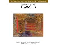 G. schirmer opera anthology - arias for bass