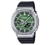 Casio G-Shock GBM2100-1A3 - Reloj octogonal de acero resistente con esfera verde solar, Verde