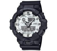 G-Shock Casio GA-700 Series GA700WD-1A - Reloj analógico Digital de Alto Contraste Negro y Blanco Brillante