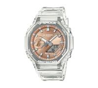 G-Shock - Reloj Blanco multifunción para Hombre, Moderno, cód. GA-2100BM-7A5ER
