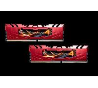 G.Skill 8GB DDR4-2400 8GB DDR4 2400MHz módulo de - Memoria (8 GB, 2 x 4 GB, DDR4, 2400 MHz, Rojo)