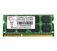 G.Skill F3-8500CL7S-4GBSQ - Memoria RAM (DDR3, 1066 MHz, 4 GB, CL7. 204-pin)