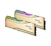 Memoria RAM G.Skill Trident Z5 Royal F5-6000J2836G16GX2-TR5G 32GB 2x16GB DDR5 6000MHz CL28 RGB XMP Oro