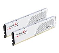 G.Skill Flare X5 Series DDR5 RAM (AMD Expo e Intel XMP 3.0) 64GB (2x32GB) 6000MT/s CL36-36-36-96 1.35V Memoria U-DIMM - Blanco Mate (F5-6000J3636F32GX2-FX5W)