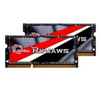 G.Skill Ripjaws - Memoria RAM (1333 MHz, 2 GB, PC3-10660 CL9), Rojo y Negro
