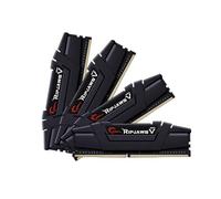 G.Skill RipJaws Serie V - Memoria de escritorio (4 x 32 GB, 288 pines, SDRAM PC4-28800 DDR4 3600 CL18-25-25-45 1.40 V, Quad Channel F4-3600C18Q-128GVK