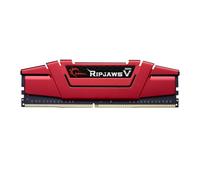 G.SKILL RipjawsV Series DDR4 RAM 8GB (1x8GB) 2666MT/s CL19-19-19-43 1.20V Intel AMD Desktop Computer Memory U-DIMM - Rojo (F4-2666C19S-8GVR)