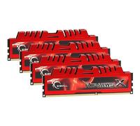 G.Skill RipjawsX 32GB DDR3 - Memoria RAM (Memoria Unbuffered, profilo SPD, refrigeración: pasivo), Rojo
