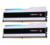 G.SKILL Trident Z5 RGB Series (Intel XMP 3.0) DDR5 RAM 64GB (2x32GB) 6400MT/s CL32-39-39-102 1.40V Memoria UDIMM para computadora de escritorio - Blanco mate (F5-6400J3239G32GX2-TZ5RW)
