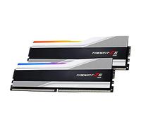 G.SKILL Trident Z5 RGB Series (Intel XMP 3.0) DDR5 RAM 64GB (2x32GB) 6000MT/s CL30-40-40-96 1.40V Memoria UDIMM para computadora de escritorio - Plata metálica (F5-6000J3040G32GA2-TZ5RS)