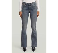 G-Star 3301 Flare Blue Talla: W28L32 | Pantalones Anchos Outlet | Mujer | Azul
