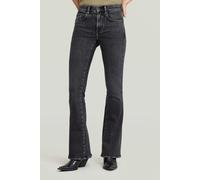 G-Star 3301 Flare Dark Grey Talla: W29L30 | Vaqueros Skinny Outlet | Mujer | Gris