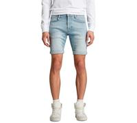 G-STAR 3301 Slim Denim Shorts, Pantalones Cortos Hombre, Azul (Sun Faded saru Blue D10481-C051-G361), 28