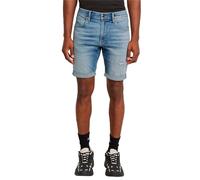 G-STAR 3301 Slim Denim Shorts Pantalones Cortos, Azul (Vintage Blue Stream Destroyed D10481-d760-h071), 38 Hombre