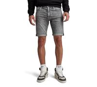 G-STAR 3301 Slim Denim Shorts Pantalones Cortos, Gris (Faded Grey Neblina D10481-d535-g324), 28 Hombre
