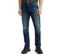 G-STAR 3301 Slim Jeans Vaqueros, Azul (Worn In Mountain Dusk Destroyed 51001-d498-g816), 33W / 32L Hombre