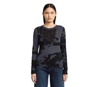 G-STAR 8719965012981 AOP Slim r t LS wmn, India Ink Forest Camo D27103-e151-h530, S