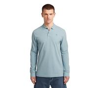 G-STAR 8719965012981 Dunda Slim Polo LS, Azul (Ash Blue D27683-5864-5304), L