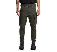 G-STAR 8719965012981 Pantalones Cargo Ajustados 2.0 con Cremallera y Bolsillo 3D, Gris Asfalt D24307-e172-995, 29W / 32L