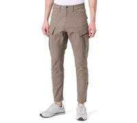 G-STAR 8719965012981 Pantalones Cargo Ajustados 2.0 con Cremallera y Bolsillo 3D, Marrón (Turf D24307-e172-273), 33W / 32L