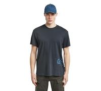 G-STAR Sprayed Gr R T Camiseta, Azul (India Ink D26819-d976-h392), XL Hombres