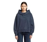 G-STAR 8719965012981 Sudadera con Capucha para Mujer Washed A Line Script HDD Sw Wmn, Azul Osaka Blue Smokey GD D27726-d969-h598, L