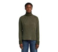 G-STAR 8719965012981 Women's Washed Loose Turtle Knit wmn Sweater, Verde (Dark Olive GD D27172-D630-C793), S, Verde Dark Olive GD D27172-d630-c793, S
