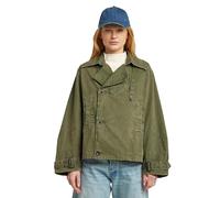 G-STAR 8721136008785 Abrigo corto de gran tamaño wmn, overdye shadow olive gd D27026-D388-H527, M