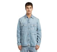 G-STAR 8721136008785 Camiseta de manga corta Mosa, sun faded pacific blue D26462-D788-H466, L