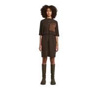 G-STAR 8721136008785 Camiseta para Mujer con Media Placa, Marrón Deep Brown D26962-d522-a926, L
