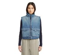 G-STAR 8721136008785 Chaleco acolchado con cremallera de 2 puntos, Azul (antique faded thames D26944-E090-G924), XL