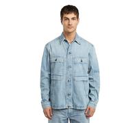 G-STAR 8721136008785 Chaqueta Mosa para Hombre, Multicolor (Sun Faded Pacific Blue D26462-D788-H466), XL, Multicolor (Sun Faded Pacific Blue D26462-d788-h466), XL