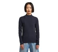 G-STAR A Line Slim Rib Mock t LS wmn, Azul Osaka Blue D26905-e136-3873, XXL