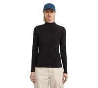 G-STAR A Line Slim Rib Mock t LS wmn, Negro Dk Black D26905-e136-6484, M