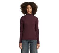 G-STAR A Line Slim Rib Mock t LS wmn, Rojo Maroon D26905-e136-671, XXL