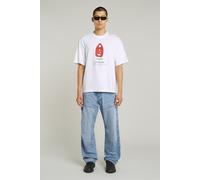 G-Star Archive Print Boxy R T White Inflatable Unit Talla: XXL | Camisetas con Decoración Impresa Outlet | Hombre | Blanco