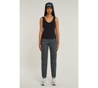 G-Star Asymmetrical Zip Slim Tank Top Dk Black Talla: XS | Camisetas de Tirantes Outlet | Mujer | Negro