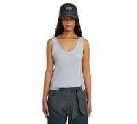 G-STAR Asymmetrical Zip Slim Tank Top Wmn Camiseta, Azul (Plein Air D26226-d275-h001), L Mujeres