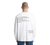 G-Star Back Embro Text Loose R T LS Camiseta Hombre
