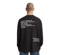 G-STAR Back Embro Text Loose r t LS, Negro Dk Black D26835-d976-6484, XXL