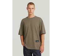 G-Star Badge Boxy R T Dark Brown Talla: XL | Camisetas Básicas Outlet | Hombre | Marrón