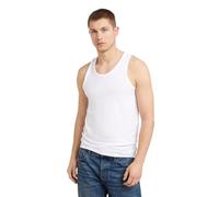 G-STAR Para Hombre Base Tank Top 2-Pack, Blanco (White D25476-3310-110), XXL