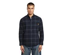 G-STAR Bristum 2.0 Slim Shirt, India Ink Toby Check D23553-d748-h520, XL