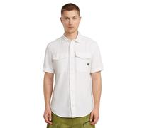 G-Star Camisa Delgada Marine para Hombre, Beige (Milk GD D19751-d454-c073), S
