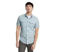 G-STAR Camisa Marine Slim, Camisetas para Hombre, Azul (Faze Blue GD D19751-d454-c589), S