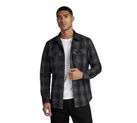 G-STAR Camisa Marine Slim, Camisetas para Hombre, Multicolor (Dk Black Vanderbilt Check D20165-d412-g095), S