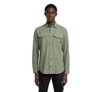 G-STAR Camisa Marine Slim para Hombre, Verde (lt orphus GD D24963-D454-B565), L