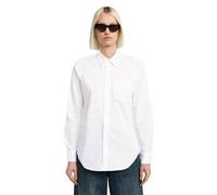 G-STAR Camisa Slim Poplin Long Sleeve para Mujer, Blanco (white D27115-D321-110), L