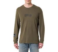 G-STAR Camiseta Ams 89 para Hombre, Verde (shadow olive D26867-D976-B230), L